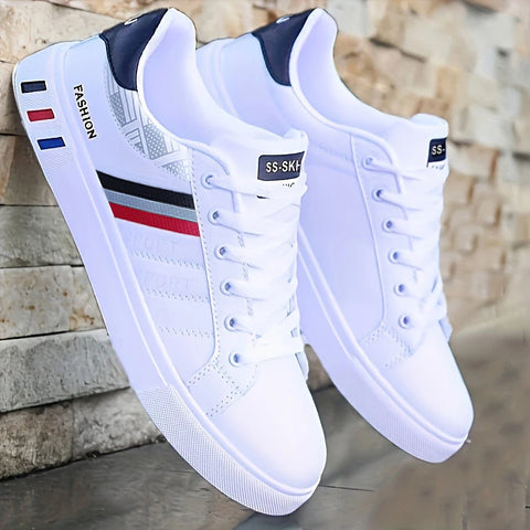 White Lightweight Casual Sneakers