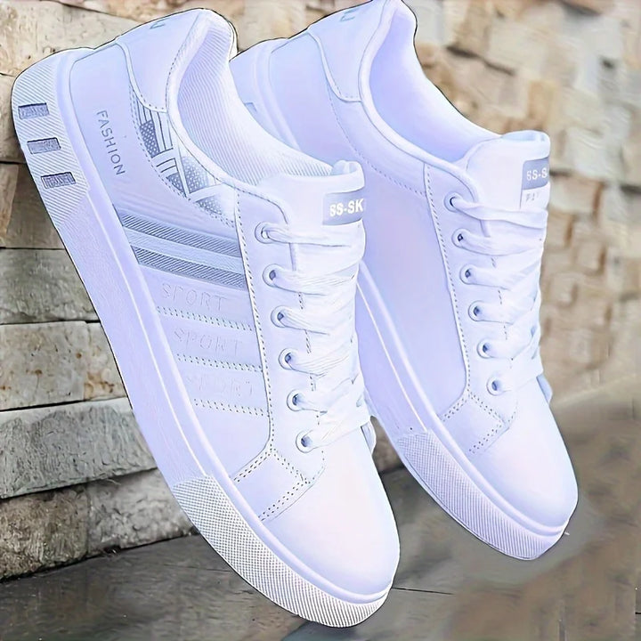 White Lightweight Casual Sneakers