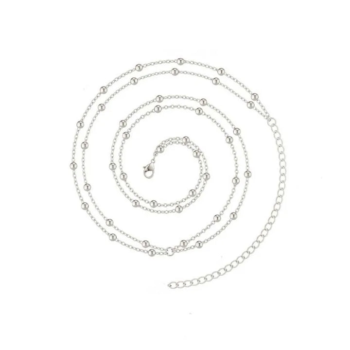 Women’s Double Layer Beaded Waist Chain