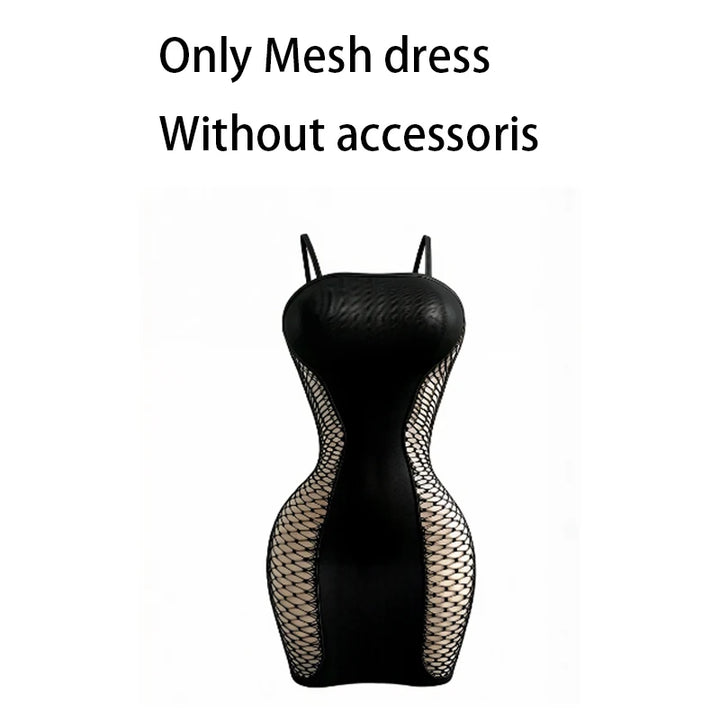 Women’s Sheer Mesh Beach Cover Up Dress