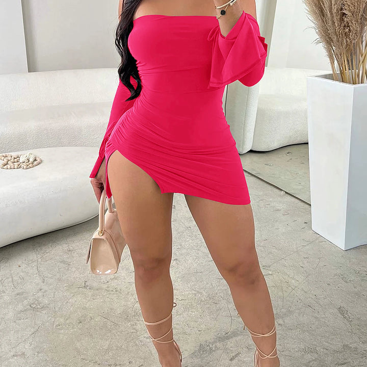 Women’s Strapless Backless Bodycon Mini Dress