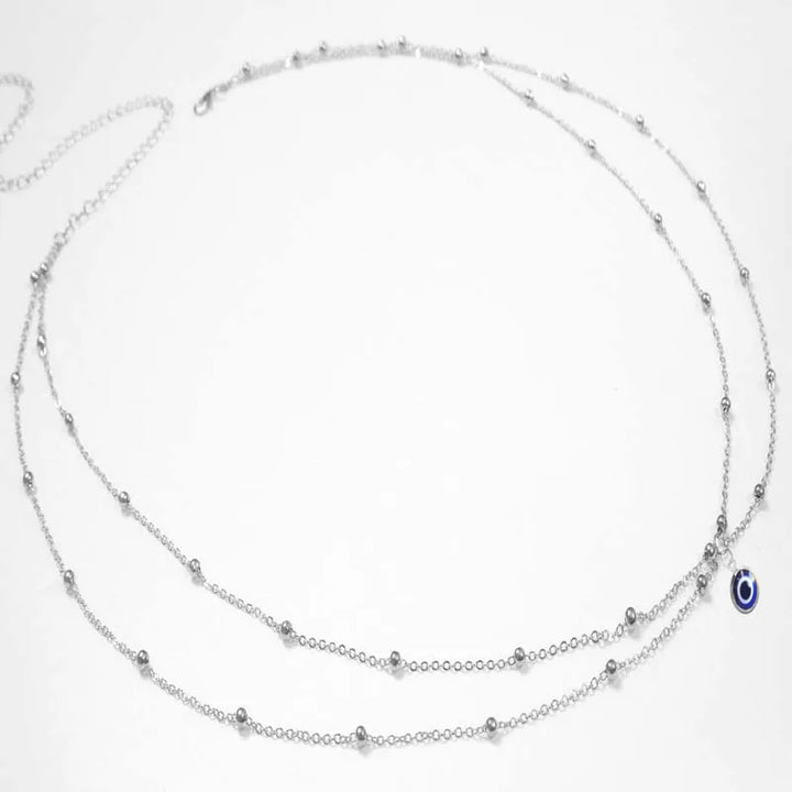 Women’s Double Layer Beaded Waist Chain