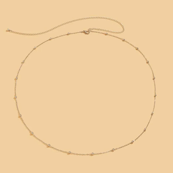 Women’s Double Layer Beaded Waist Chain