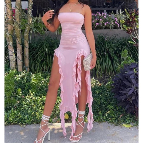 Women’s Strapless Floral Mini Dress